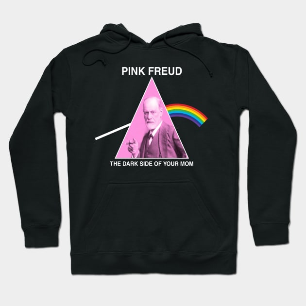 Pink Freud Dark Side of Your Mom Hoodie by ERRAMSHOP